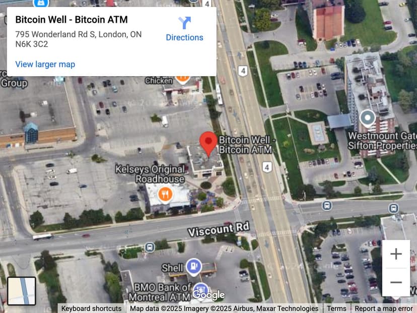 Map for Westmount Shopping Centre Bitcoin ATM
